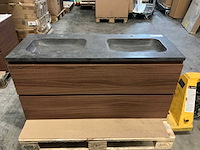 Rhino lavabo badmeubel (120x46x60 cm) - afbeelding 2 van  6