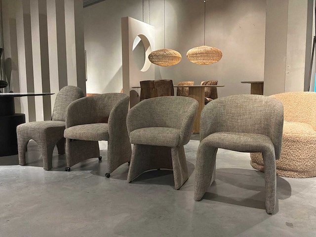 Rho eetkamerstoelen (4x) - afbeelding 1 van  9