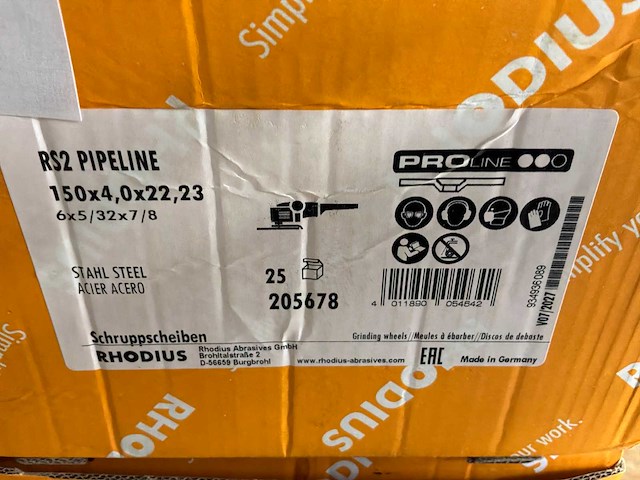 Rhodius rs2 slijpschijf (100x) - afbeelding 4 van  4