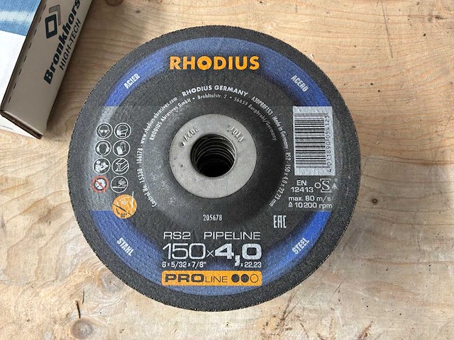 Rhodius rs2 slijpschijf (23x) - afbeelding 1 van  3