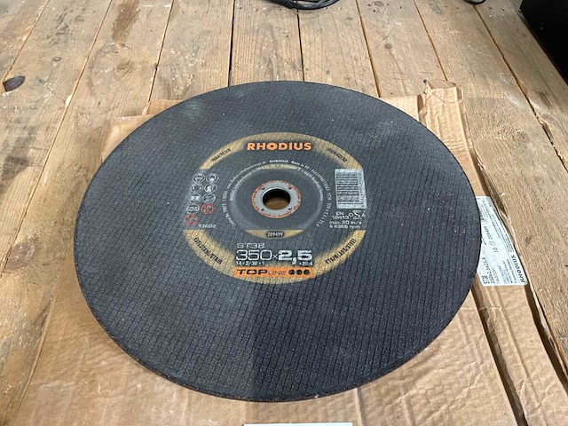 Rhodius st38 slijpschijf 350x2,5mm (8x) - afbeelding 1 van  3