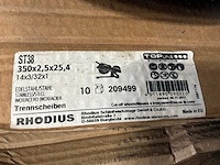Rhodius st38 slijpschijf 350x2,5mm (8x) - afbeelding 2 van  3