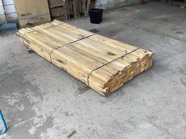 Rhombus plank eik, europees (145x) - afbeelding 2 van  5