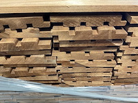 Rhombusprofielplank rib3 ayous thermowood 300x14,5x2,2 cm (28x) - afbeelding 1 van  4