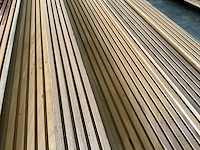Rhombusprofielplank rib5 ayous thermowood 395x13,8x2,1 cm (25x) - afbeelding 4 van  8