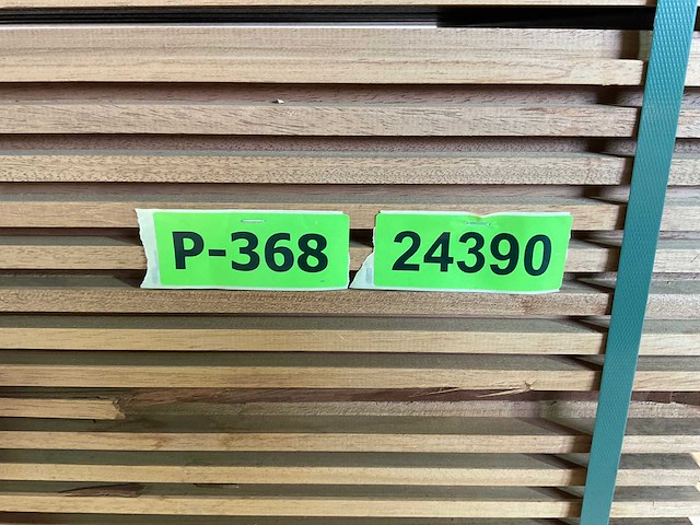 Rhombusprofielplank rib5 ayous thermowood 420x13,8x2,1 cm (25x) - afbeelding 8 van  8