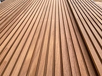 Rhombusprofielplank rib5 ayous thermowood 420x13,8x2,1 cm (25x) - afbeelding 4 van  8