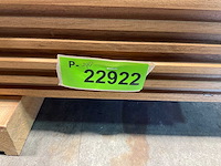 Rhombusprofielplank rib5 ayous thermowood 420x13,8x2,1 cm (30x) - afbeelding 4 van  4