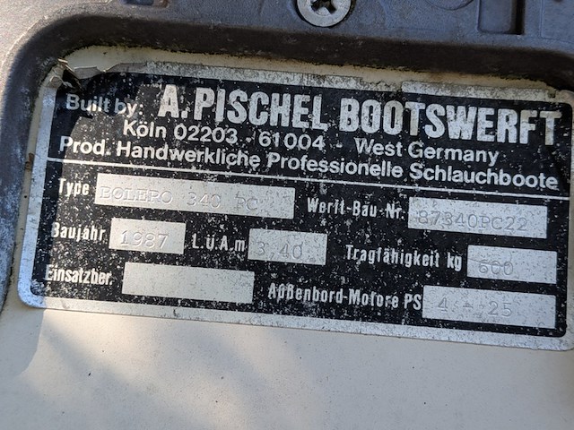 Rib boot bolero 340 pc, bouwjaar 1987 - afbeelding 3 van  12