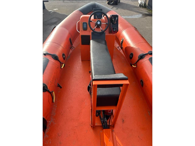 Rib-boot met yamaha 250 pk buitenboordmotor, avon, sr6, op tth easyroller bootrailer - afbeelding 3 van  45