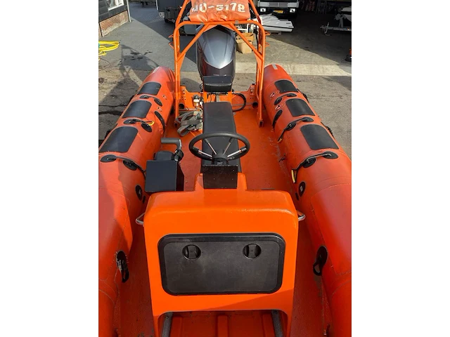Rib-boot met yamaha 250 pk buitenboordmotor, avon, sr6, op tth easyroller bootrailer - afbeelding 5 van  45
