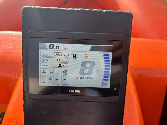 Rib-boot met yamaha 250 pk buitenboordmotor, avon, sr6, op tth easyroller bootrailer - afbeelding 6 van  45
