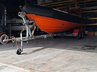 Rib-boot met yamaha 250 pk buitenboordmotor, avon, sr6, op tth easyroller bootrailer - afbeelding 10 van  45