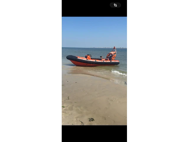 Rib-boot met yamaha 250 pk buitenboordmotor, avon, sr6, op tth easyroller bootrailer - afbeelding 40 van  45
