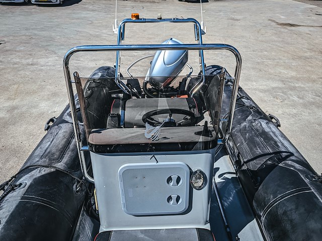 Rib boot, narwhal, hd 580, met buitenboordmotor, honda bf100 op boottrailer, pega 1150 - afbeelding 3 van  54