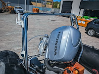 Rib boot, narwhal, hd 580, met buitenboordmotor, honda bf100 op boottrailer, pega 1150 - afbeelding 25 van  54