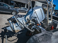 Rib boot, narwhal, hd 580, met buitenboordmotor, honda bf100 op boottrailer, pega 1150 - afbeelding 29 van  54