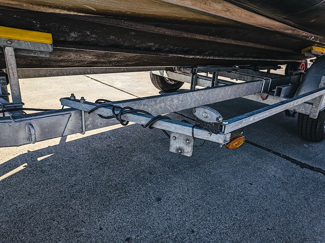 Rib boot, narwhal, hd 580, met buitenboordmotor, honda bf100 op boottrailer, pega 1150 - afbeelding 47 van  54