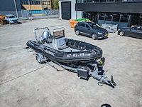 Rib boot, narwhal, hd 580, met buitenboordmotor, honda bf100 op boottrailer, pega 1150 - afbeelding 54 van  54