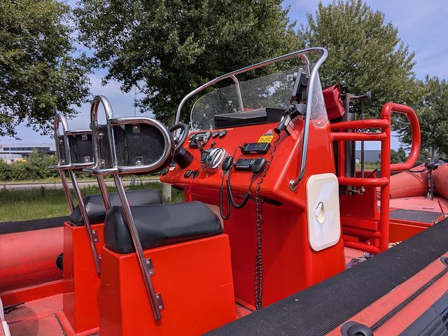 Rib boot, parker, 630, met buitenboordmotor, mercury verado, op trailer, damco dk 2400 - afbeelding 2 van  48