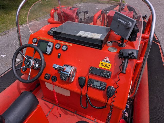 Rib boot, parker, 630, met buitenboordmotor, mercury verado, op trailer, damco dk 2400 - afbeelding 3 van  48