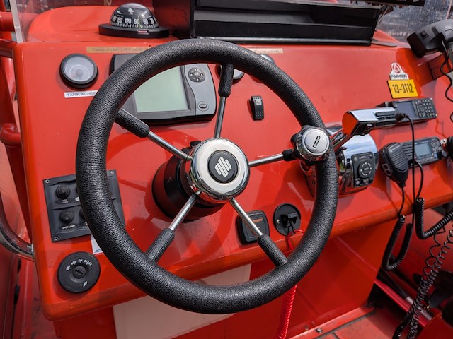 Rib boot, parker, 630, met buitenboordmotor, mercury verado, op trailer, damco dk 2400 - afbeelding 4 van  48