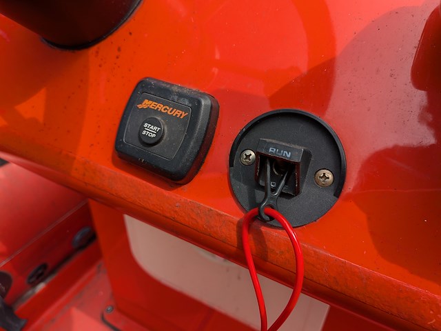 Rib boot, parker, 630, met buitenboordmotor, mercury verado, op trailer, damco dk 2400 - afbeelding 6 van  48