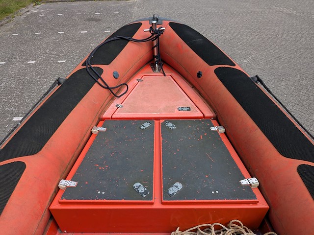 Rib boot, parker, 630, met buitenboordmotor, mercury verado, op trailer, damco dk 2400 - afbeelding 15 van  48