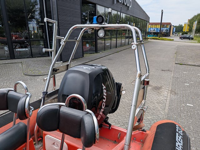 Rib boot, parker, 630, met buitenboordmotor, mercury verado, op trailer, damco dk 2400 - afbeelding 21 van  48