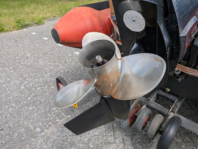 Rib boot, parker, 630, met buitenboordmotor, mercury verado, op trailer, damco dk 2400 - afbeelding 29 van  48