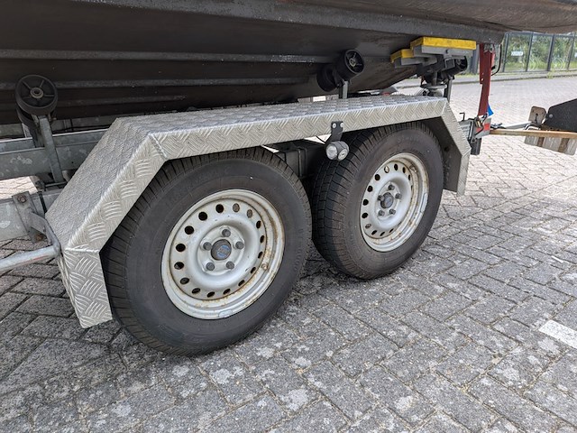 Rib boot, parker, 630, met buitenboordmotor, mercury verado, op trailer, damco dk 2400 - afbeelding 40 van  48