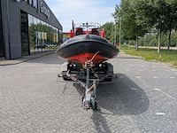 Rib boot, parker, 630, met buitenboordmotor, mercury verado, op trailer, damco dk 2400 - afbeelding 47 van  48