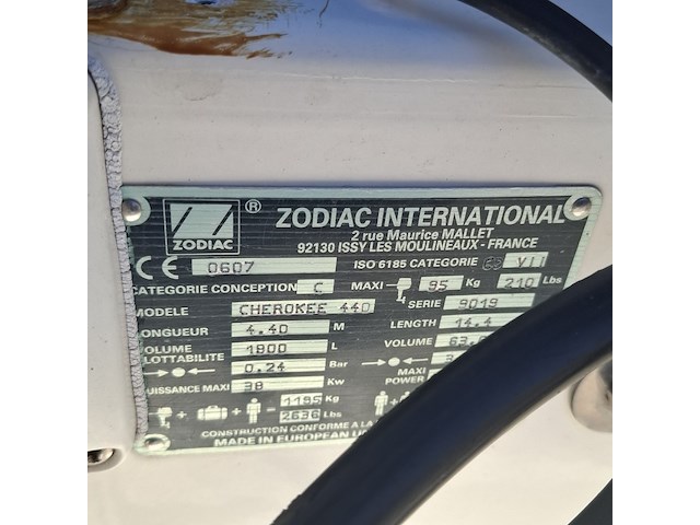 Rib met stuurconsole, zodiac, cherokee, met buitenboordmotor honda | 50 pk - afbeelding 20 van  45