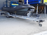 Rib rubberboot met volvo penta d4 260 en pega zb3500 trailer, duarry, cormoran730fb, 2007