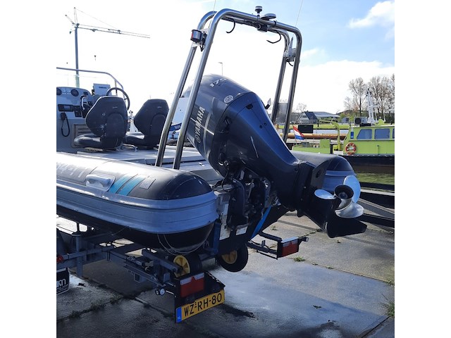 Rib rubberboot met yamaha f175cet en pega zb1800/600 trailer, joker, coaster 650, 2007 - afbeelding 13 van  68