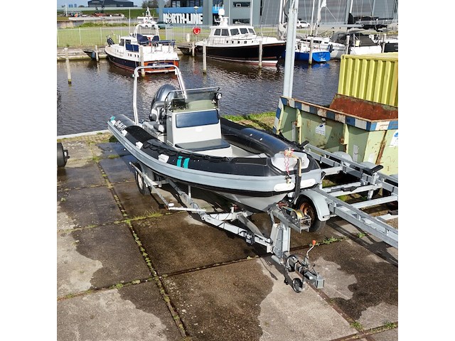 Rib rubberboot met yamaha f175cet en pega zb1800/600 trailer, joker, coaster 650, 2007 - afbeelding 12 van  68