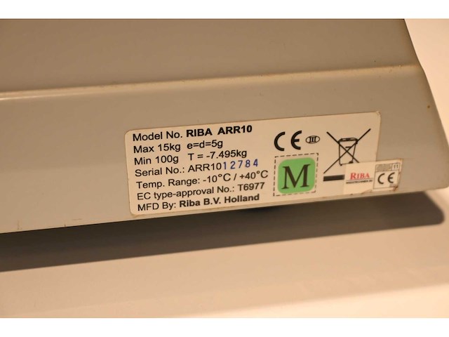 Riba arr10 digitale weegschaal - afbeelding 4 van  4