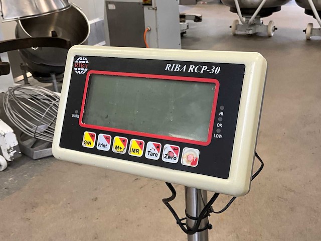 Riba rcp-30 plateau weegschaal - afbeelding 6 van  7