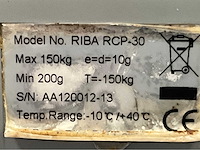 Riba rcp-30 plateau weegschaal - afbeelding 7 van  7