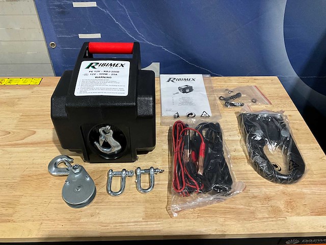 Ribimex 12v 2,2 ton kabellier - afbeelding 1 van  4