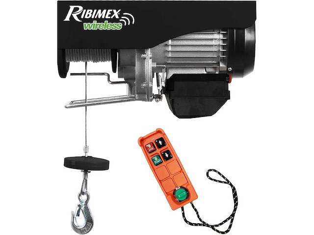 Ribimex 230v kabellier met afstandsbediening - afbeelding 1 van  3
