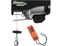 Ribimex 230v kabellier met afstandsbediening - afbeelding 1 van  3
