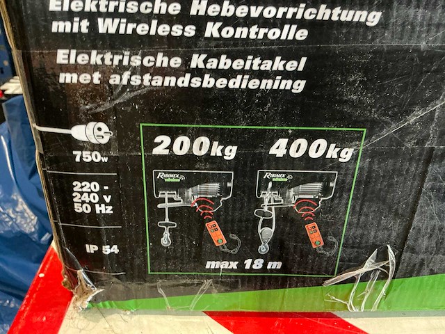 Ribimex pro elektrische kettingtakel - afbeelding 8 van  8
