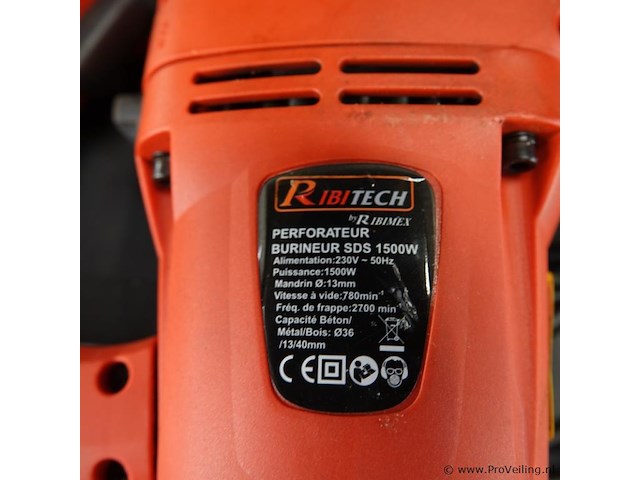Ribitech zware boorhamer/beitel - afbeelding 3 van  4