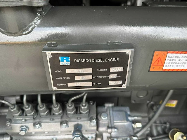 Ricardo - 2022 - diesel generator 200 kva - stroomgenerator - afbeelding 3 van  12