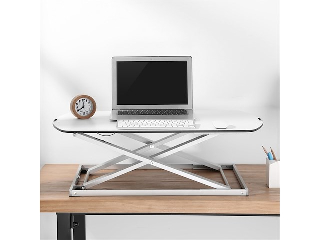 Riccoo bureauopzetstuk, in hoogte verstelbaar, ergonomisch sta-bureau - afbeelding 2 van  6