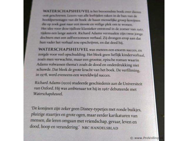 Richard adams. waterschapsheuvel - afbeelding 2 van  5