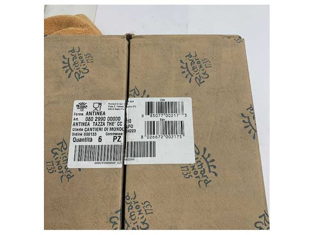 Richard ginori antinea marine bone china tea cup and saucer - afbeelding 2 van  2