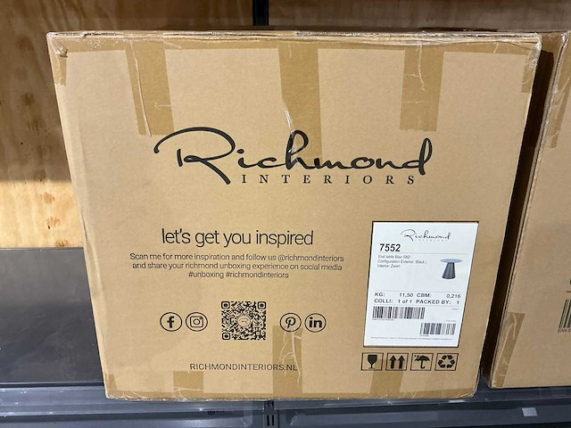 Richmond blax bijzettafel - afbeelding 4 van  5