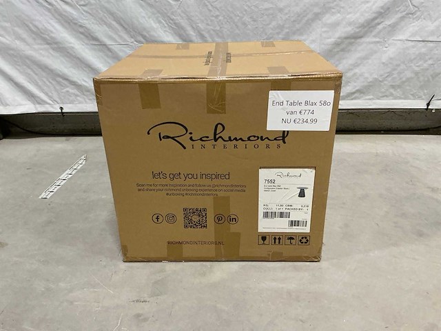 Richmond end table blax 58o bijzettafel - afbeelding 2 van  2